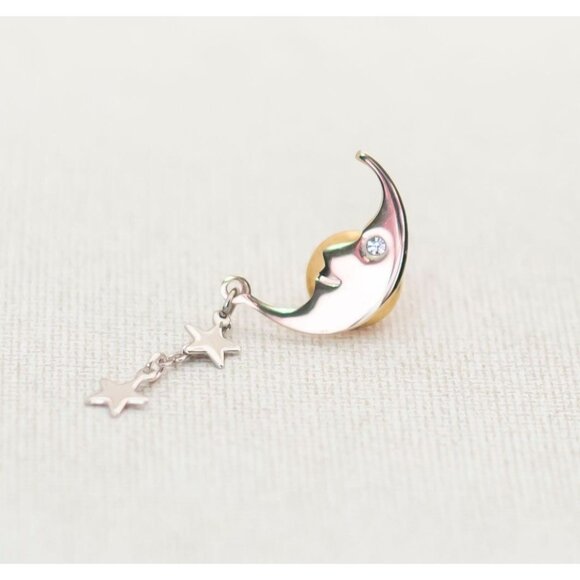 Vintage Moon and Stars Pin by Avon - A6 - Picture 1 of 3